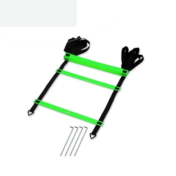 

l # Sports Agility Adjustable Ladder Football Football Boxing Speed Agility Training Kit Endurance Fitness Equipment Parachute