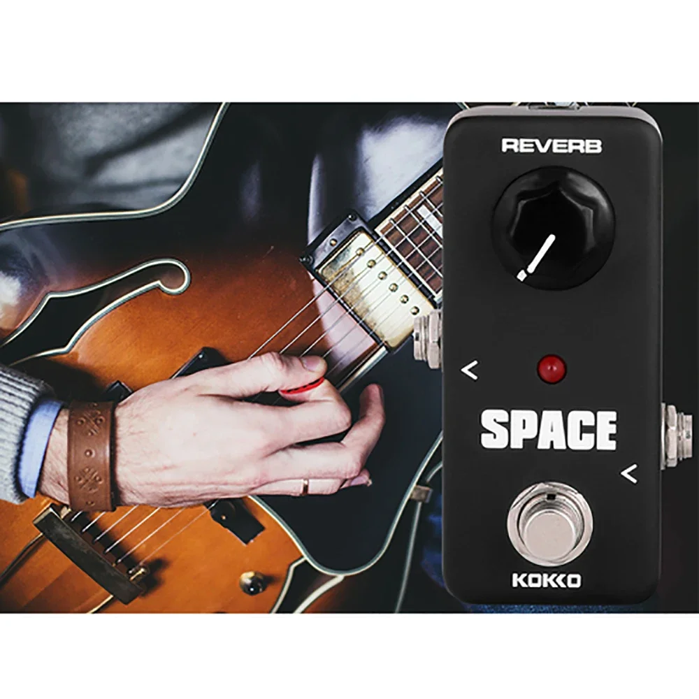 

Kokko Space Electric Guitar Effects Peda Mini Pedal for Electric Guitar Bass Guitar Parts Accessories Full-bodied Reverb Effect