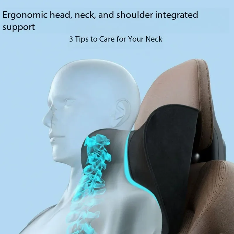 

Mechanical Adjustable Car Neck Pillow Ergonomic Headrest Cushion for Volvo Mercedes-Benz BMW Auto Seat Neck Support