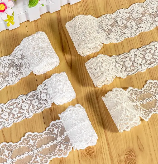 Good Quality Cheap 3yards/lot Retro cotton embroidered lace accessories trimming lace skirt hem accessories X623