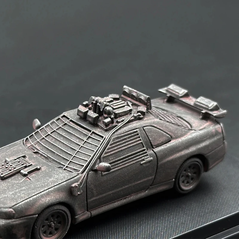 In Stock SH 1:64 Skyline GTR R34 Doomsday Wasteland Diecast Diorama Model Collection Miniature Carros Toys Stance Hunters