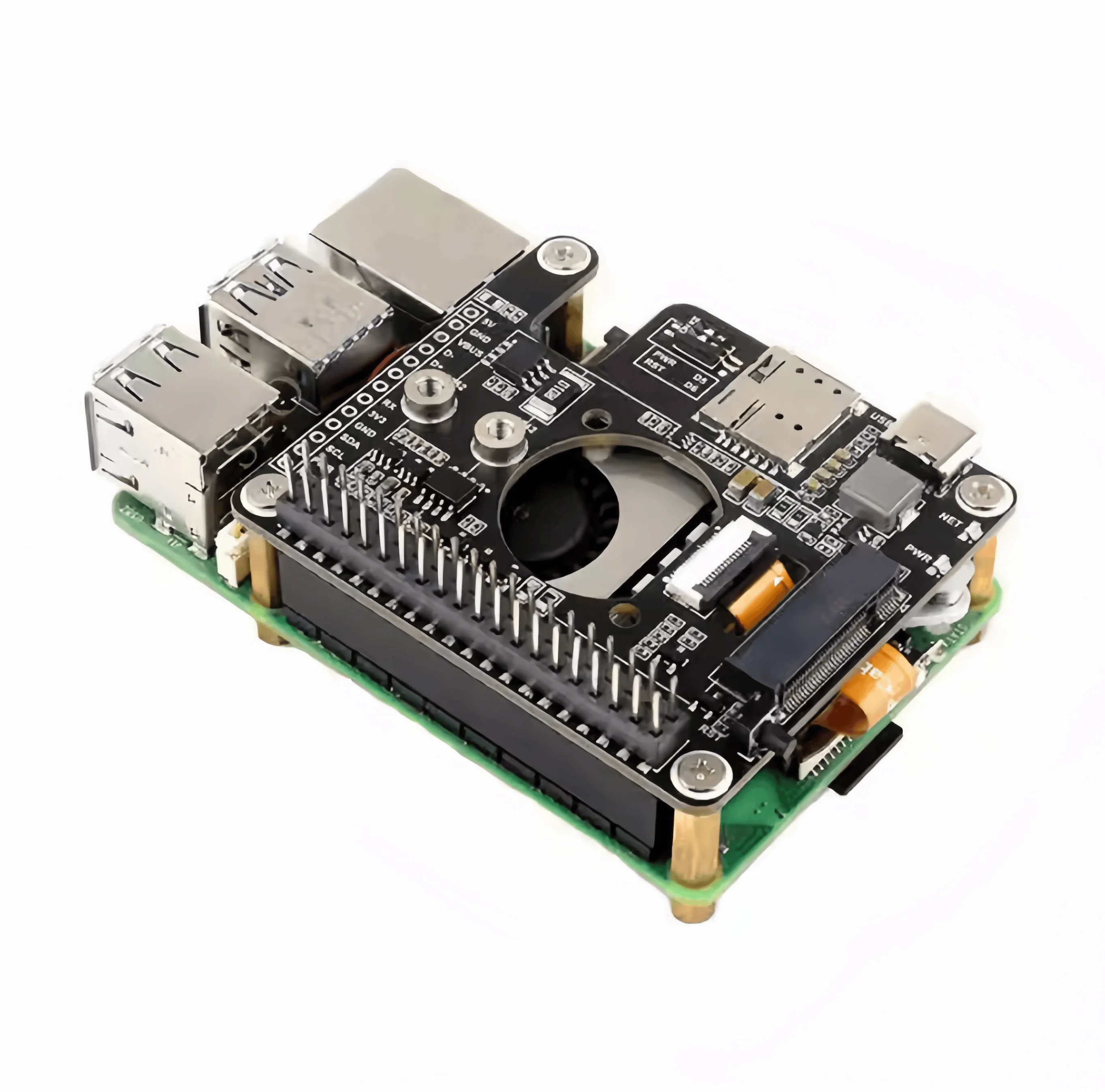 

Raspberry Pi 5 PCIe expansion board to M.2 5G/4G/3G including RM530N-GL