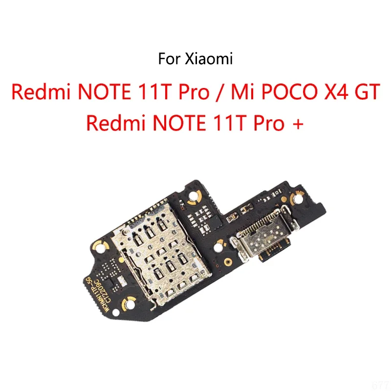 10PCs for Redmi Note 11t Pro Plus USB charge dock socket Jack charging port connector flex cable Mi Poco X4 GT Pocophone