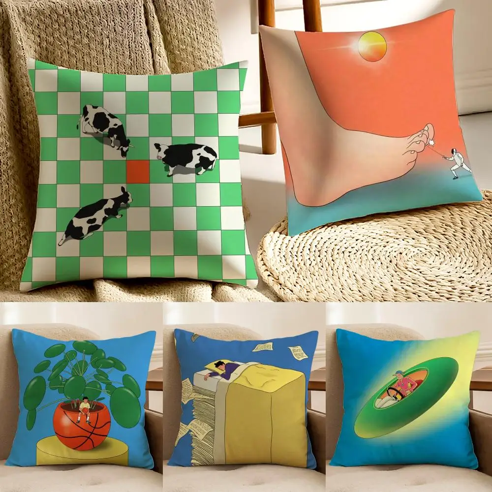 Daydream C-Choi H-HaeryungS Cushion Cover Pillowcase Anti-dustmite living Room Sofa Decor Cushion Room