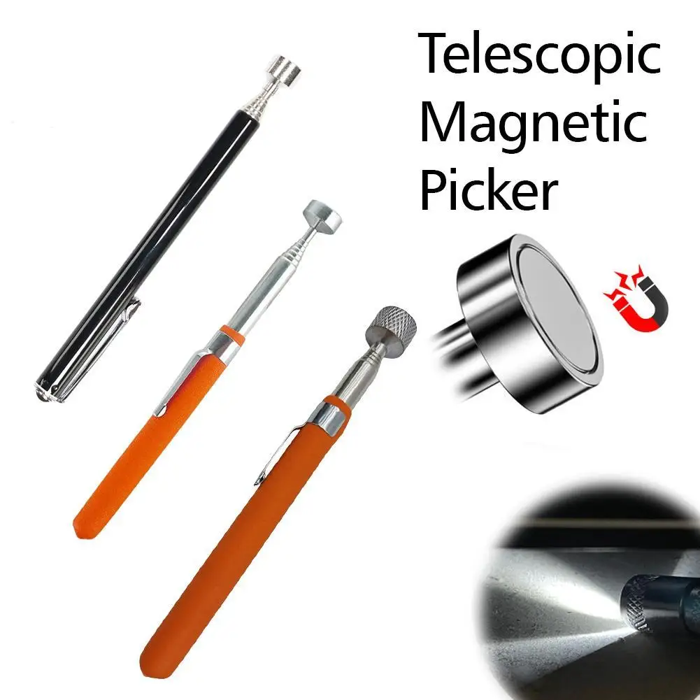 Magnetic Picker Retractable Magnetic Pickup Tool Mini Portable Telescopic Magnetic Magnet Pen Extendable Pickup Rod Stick view 3