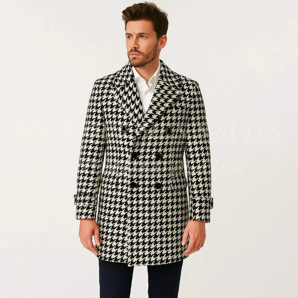 

Elegant Men's Suits Male Clothing Customzied Double Breasted Blazer Fashion 2 Piece Jacket Pants Male Clothing Outfits Costume