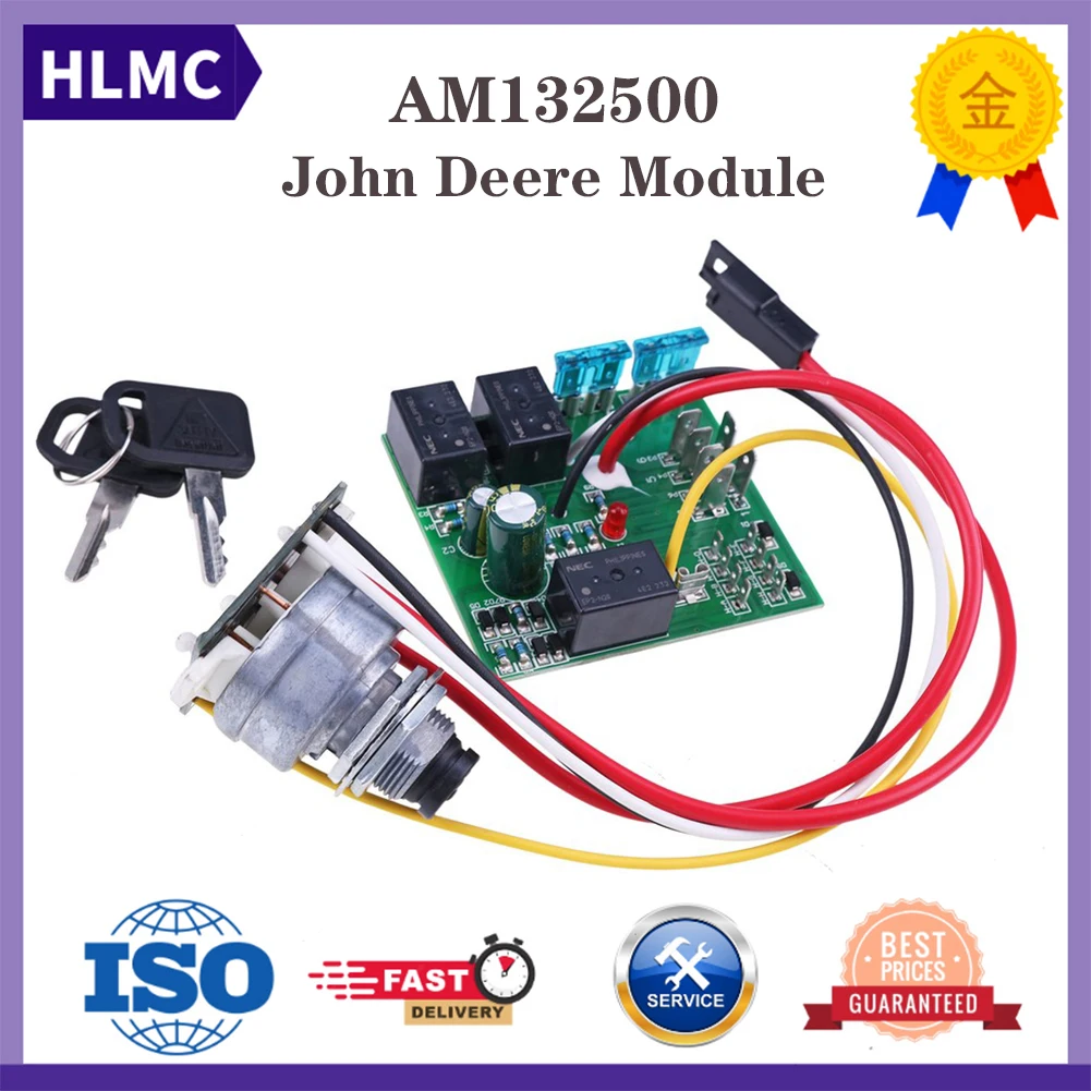 

Construction Machinery Parts AM132500 Ignition Module Key Switch Fits for JD LX255 LX266 LX277 LX279 LX280 LX288 LX289 GX255