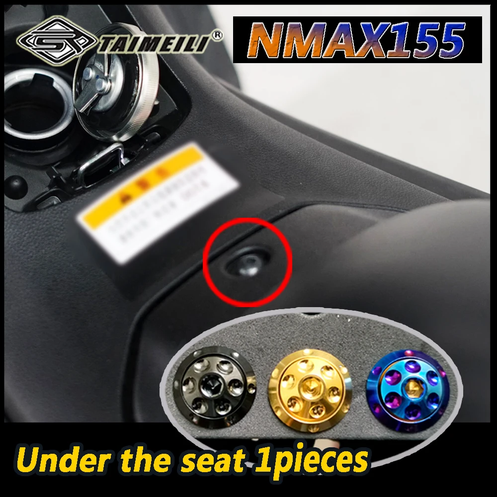 Мотоциклетный болт TAIMEILI из титанового сплава, подходит для мотоциклов Yamaha Nmax155, болт для модификации и обслуживания No.1