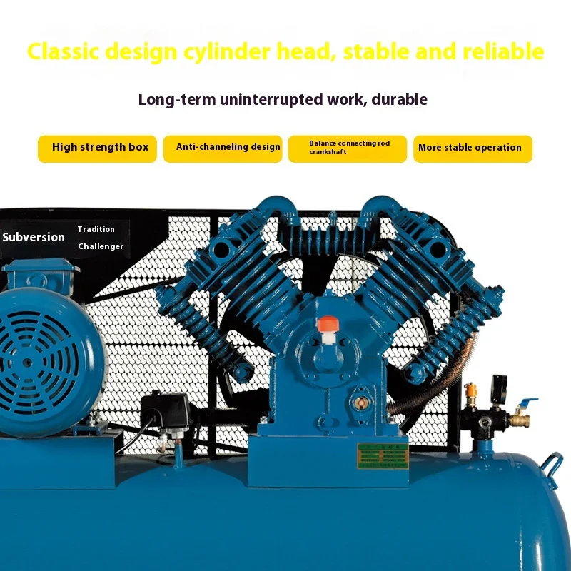 380V Hogedruk Luchtcompressor Pomp Zuigertype Met Gesmeerde Steen Verfspray 220V Echte Luchtpomp