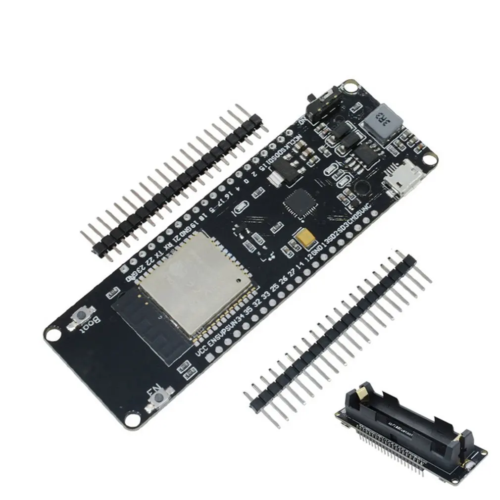 0.96 Inch Esp32 Wifi Module Oled Development Cp2102 With 18650 Battery Cover Battery Board 2.4 Ghz Dual-Mode Chips Dropshipping - view 3