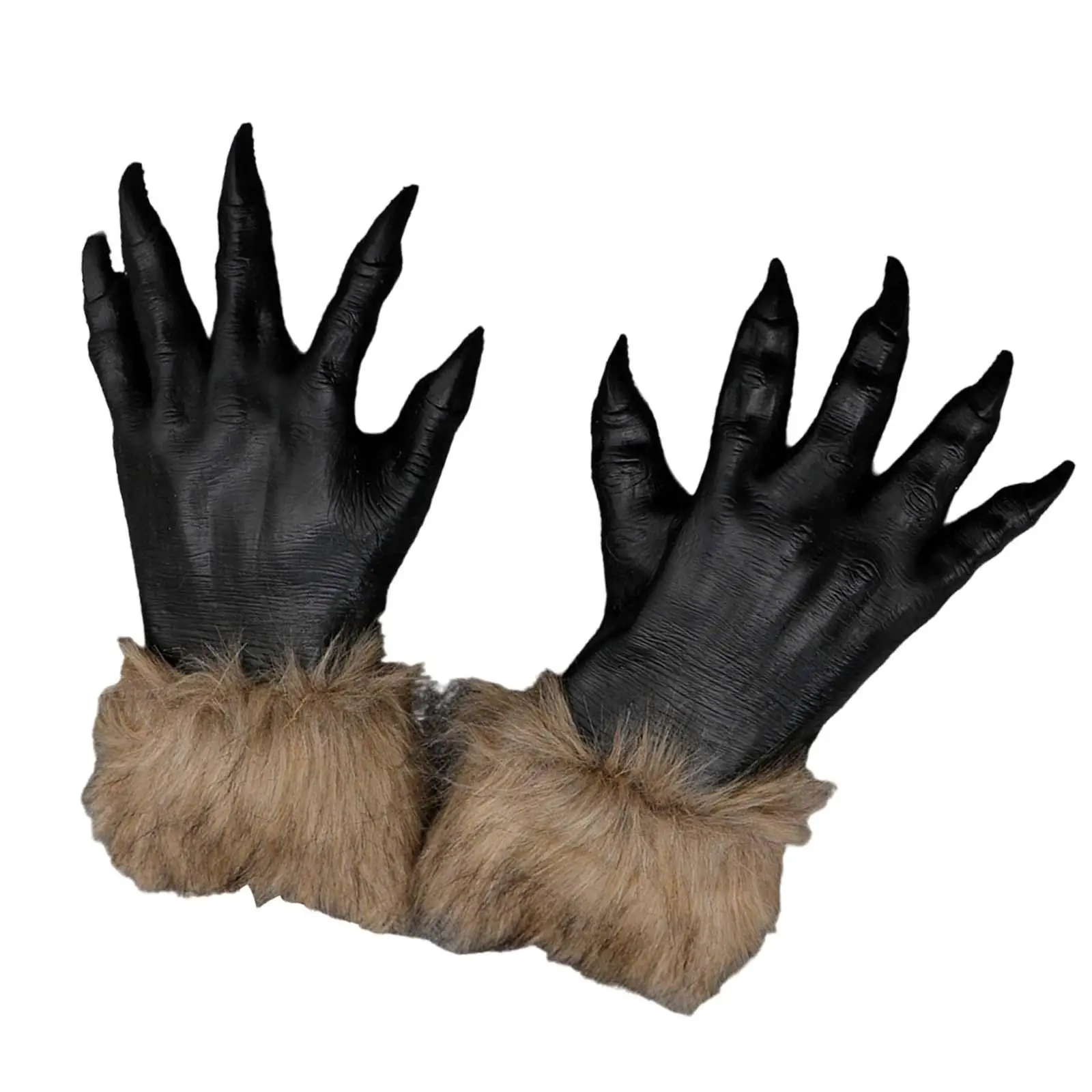 Halloween Gloves Cosplay Scary Women Men Roles Play, Costume Accessories for Party Photo Props Masquerade Stage Performance