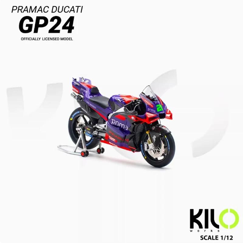 KILO works 1/12 Scale DUCATI GP24 GP23 Motorcycle Cast Alloy Model Static Metal Collection Toy Holiday Gift