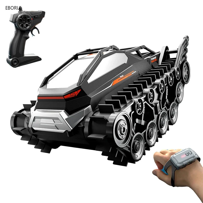 

JJRC Q183 2.4GHz Tracked RC Car Amphibious RC Tank Remote Control Climbing Off Road Vehicles Full Proportional Control Kids Toy