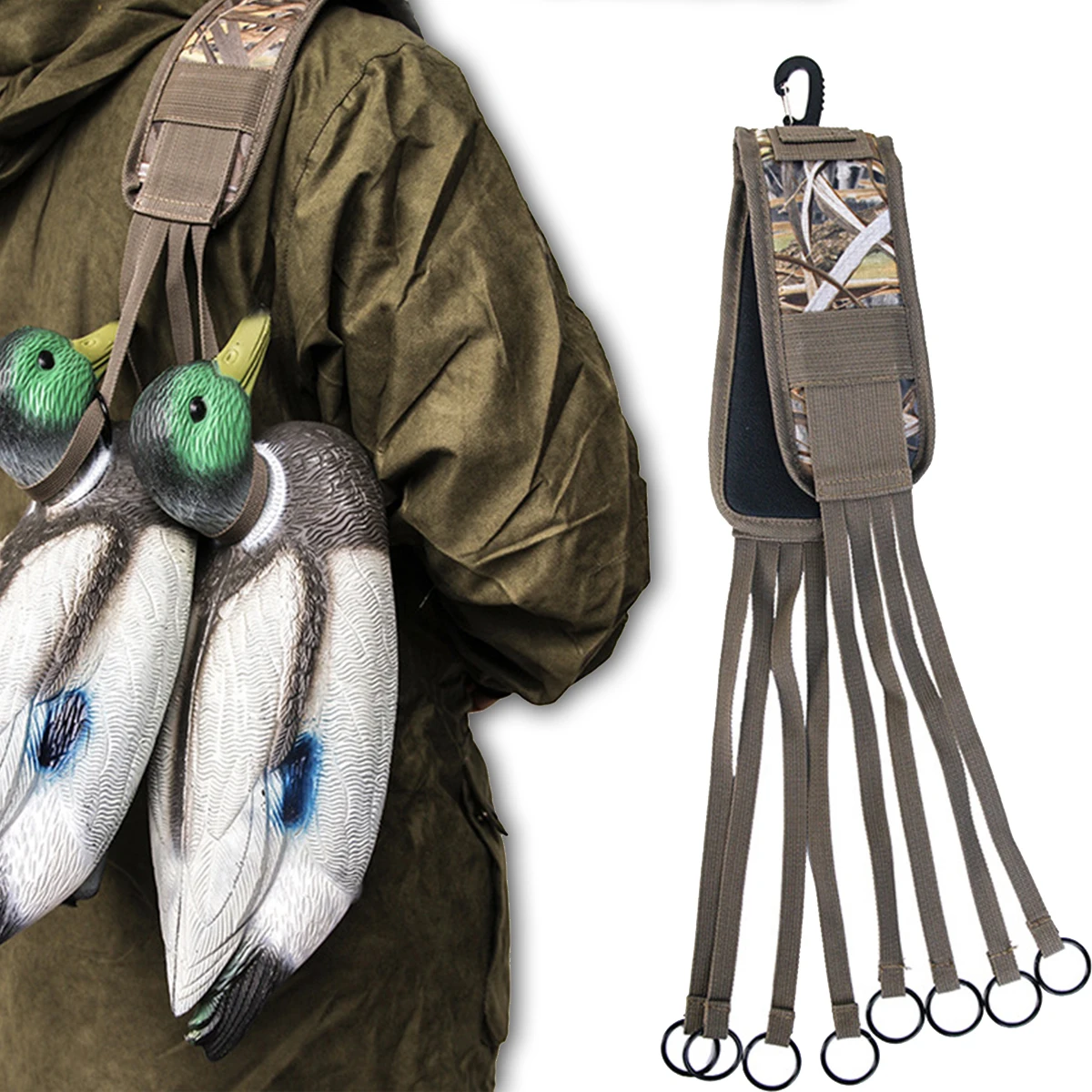 

Outdoor hunting game Game Duck Carrier Belt Waterfowl Game Carrier Hanger Tote Bird Duck Strap Hanger For Outdoor Game Catching