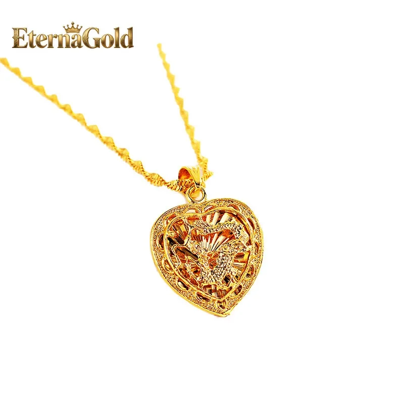 

EternaGold Высококачественное ожерелье с золотым драконом 9999 пробы, женское, в дворцовом стиле, цепочка из настоящего золота 24K, подвеска с зодиакальным знаком, ювелирное украшение