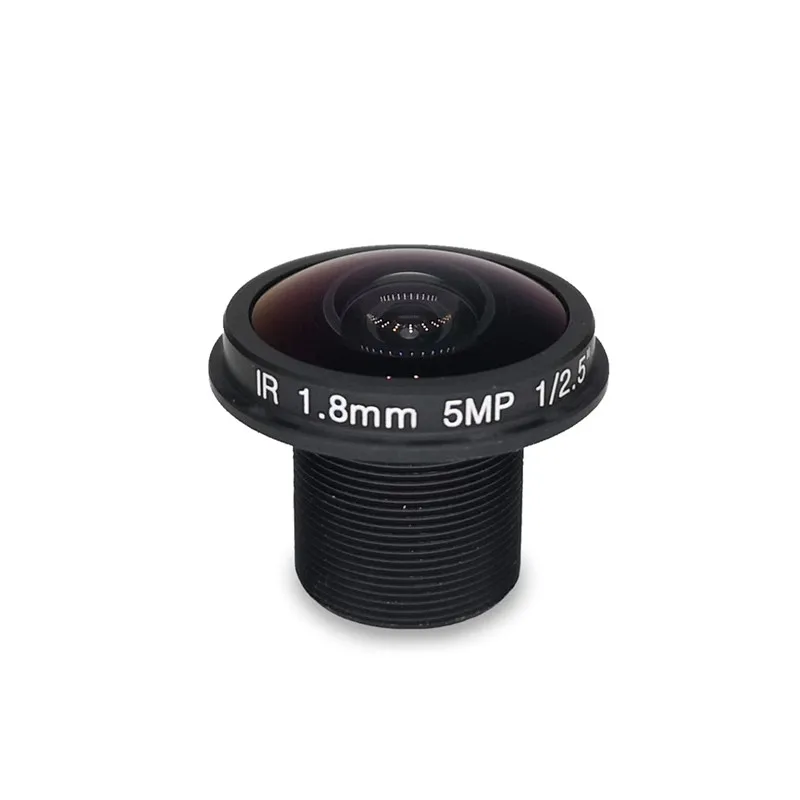 

Panoramic wide-angle 2.1mm 5MP lens M12 interface industrial lens fisheye 140 degrees 1.44 1.8 2.5mm