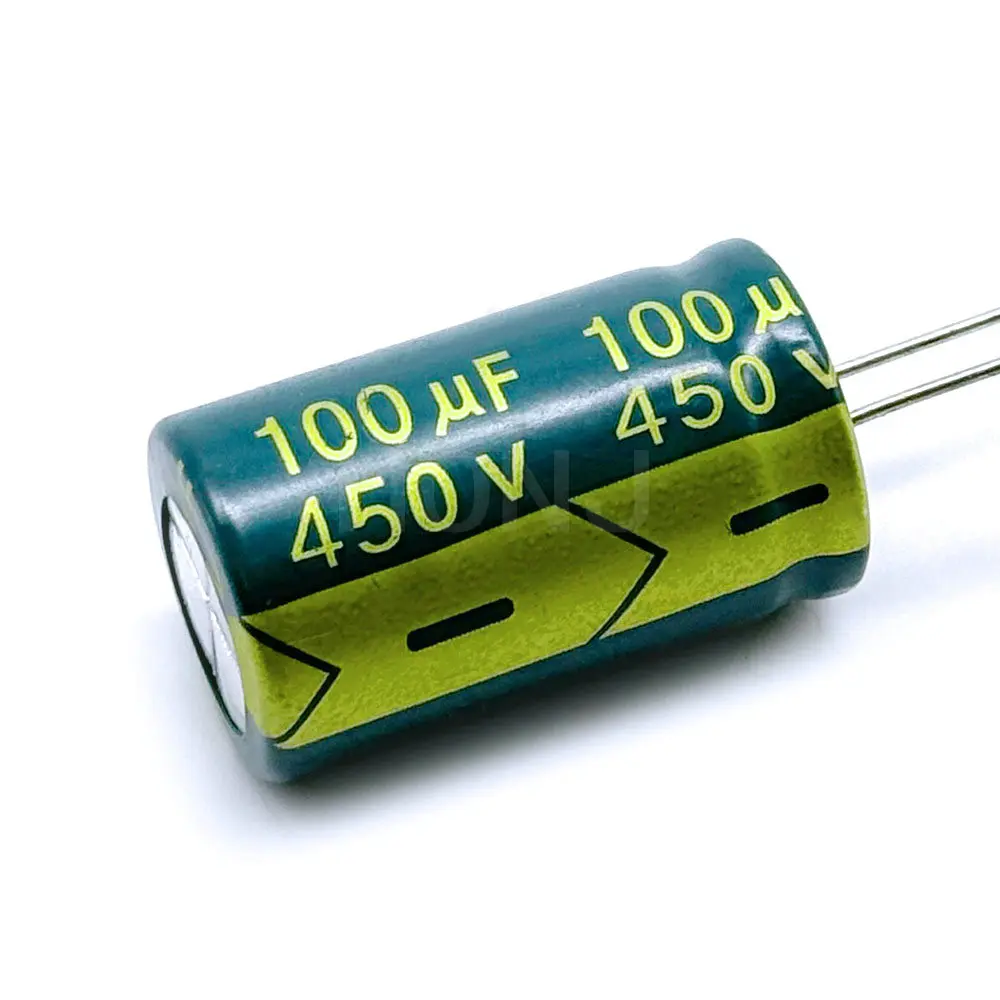 2-5 sztuk 450V100UF aluminiowy kondensator elektrolityczny oryginalny niski Esr/impedancja wysokiej częstotliwości rozmiar 18*30 100 uf450v 450v100uf 20%