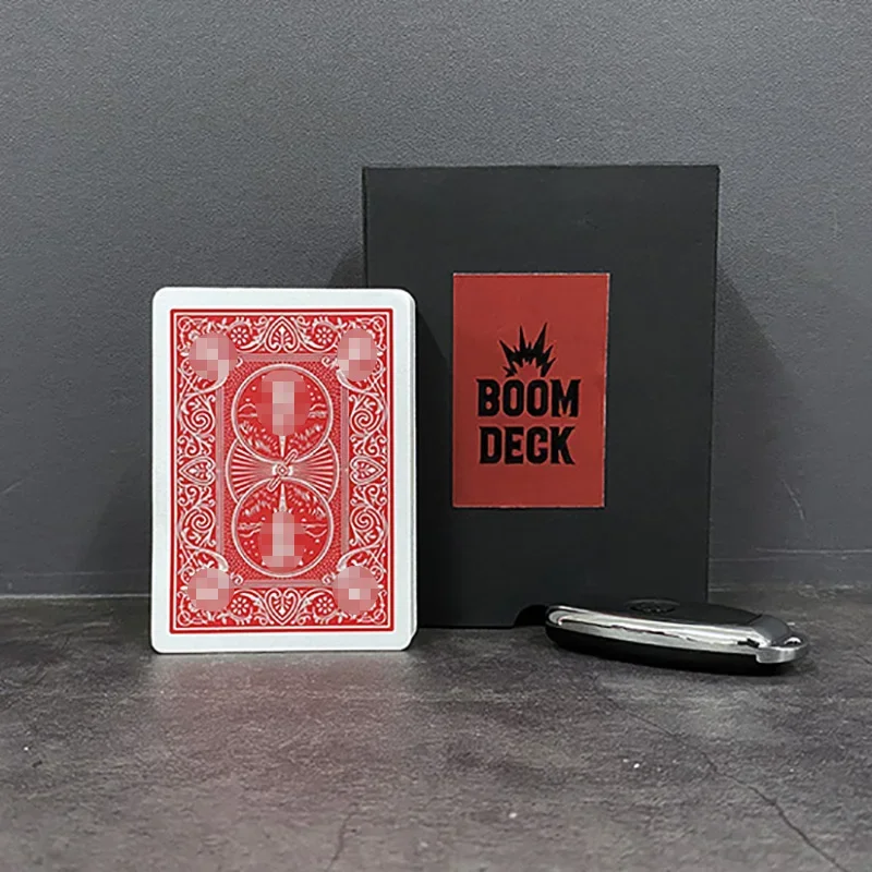 

Boom Deck Magic Tricks Signed Playing Card Appearing from Poker Deck Close Up Street Mentalism Magie Illusion Prediction Gimmick