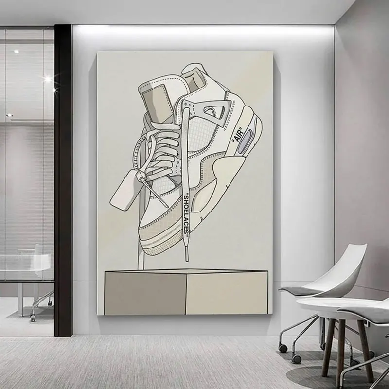 

Sneaker Wall Art Posters, Decoration Wall Decoration, Canvas Posters Art Picture Print for Living Room or Office Home Decoration
