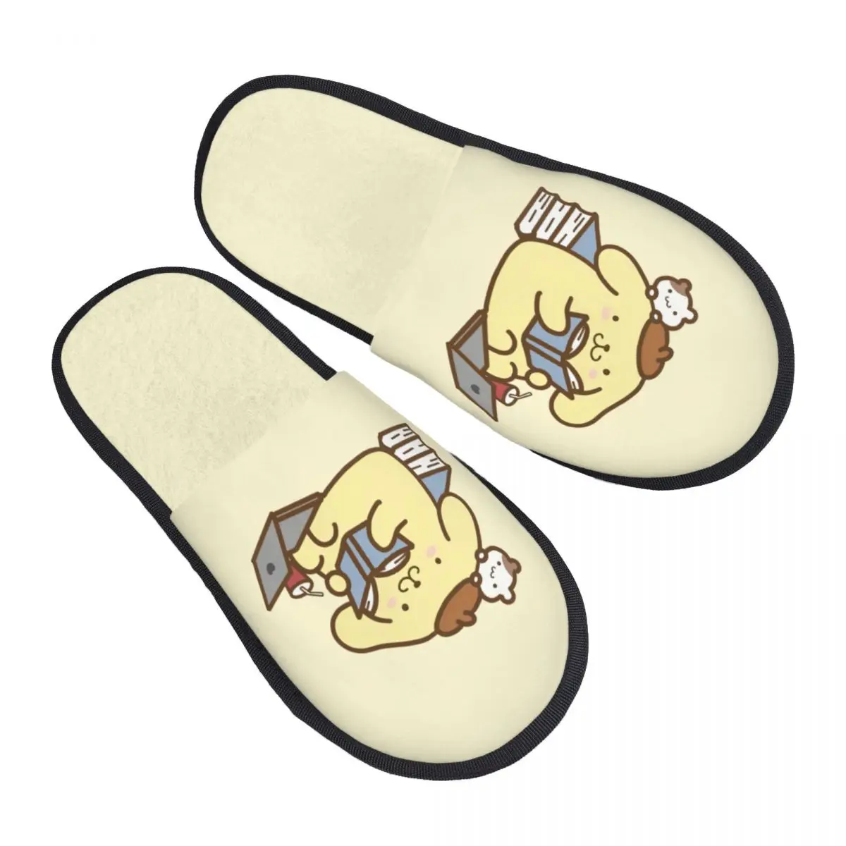 

Домашние тапочки из мягкой пены с эффектом памяти на заказ, женские удобные теплые нескользящие тапочки Kawaii на подошве
