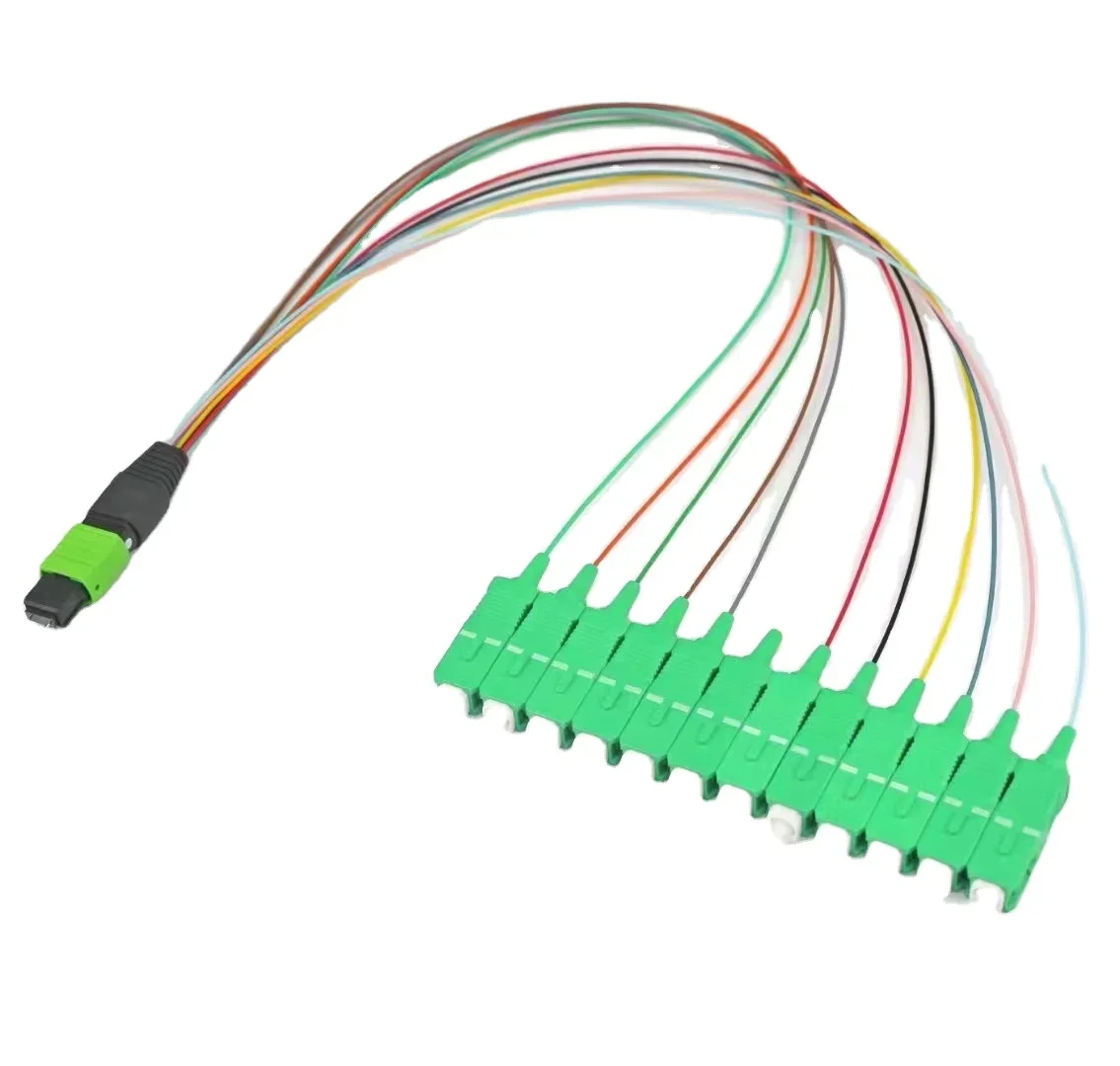 

10G-100G SM MPO MTP Patch Cord 40G 100G Mpo Upc-mpo Upc Patch Cord 8-core OM3 multimode 10G fiber optic jumper