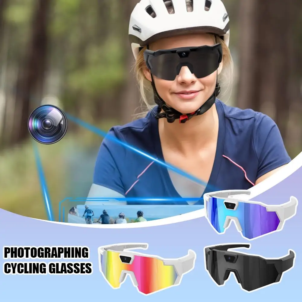 

Outdoor Cycling DVR Recorder New Smart Video Sunglasses Camera Glasses Sports DV For Photo Shooting Riding Hiking Daily Use