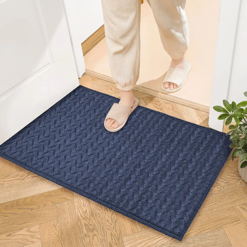 Heavy Duty Dirt Trapper Door Mat – Indoor/Outdoor Slip-Resistant Entrance Rug