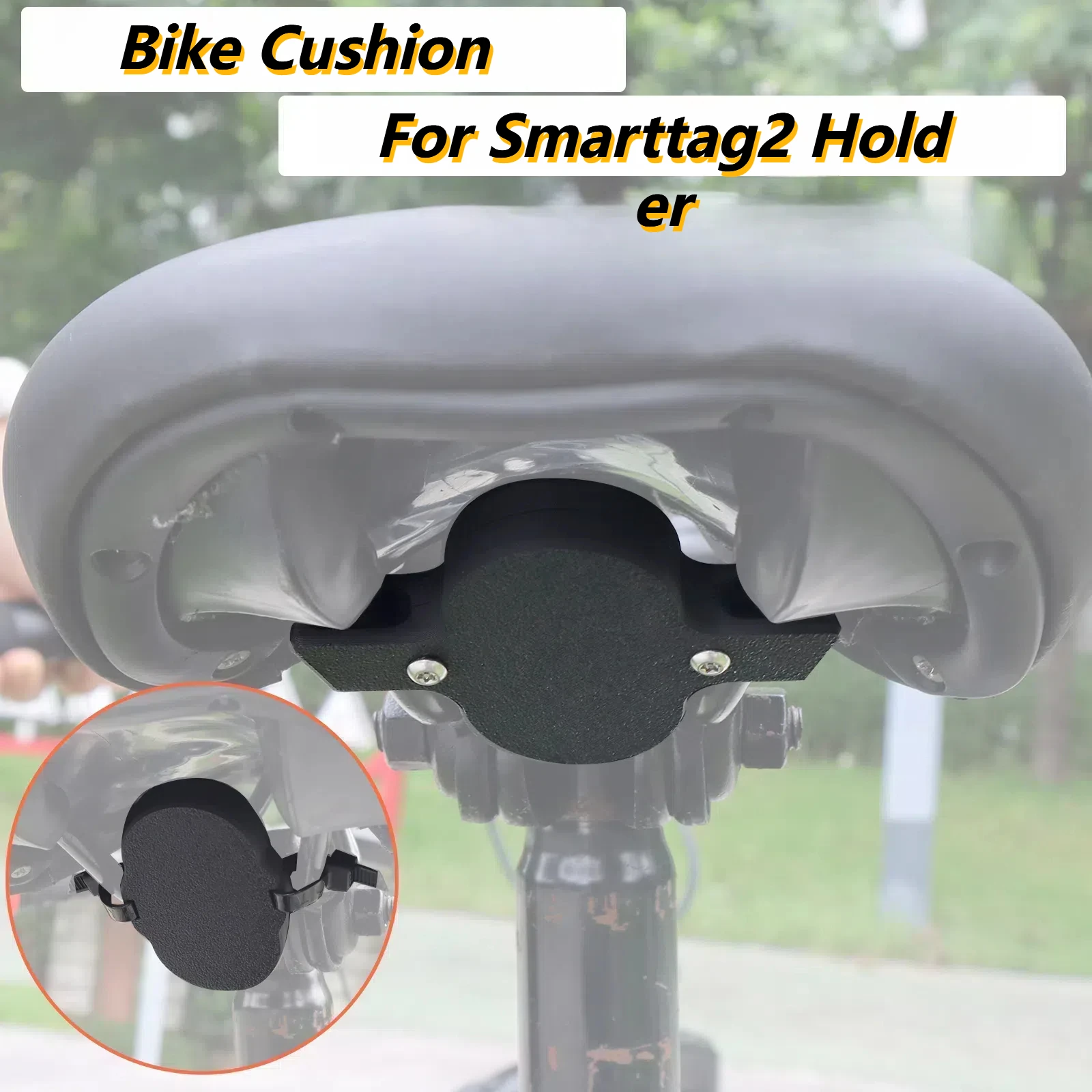 For Samsung Smarttag2 Case Bike Saddle Seat Mount For Samsung Smarttag2 Anti-theft GPS Tracking Bicycle Hidden Holder Bracket