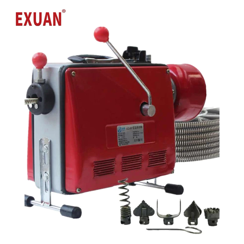 Automatic electric pipe dredging machine sewer dredger toilet floor drain dredging cleaning machine Drain  Pipe Device Clean