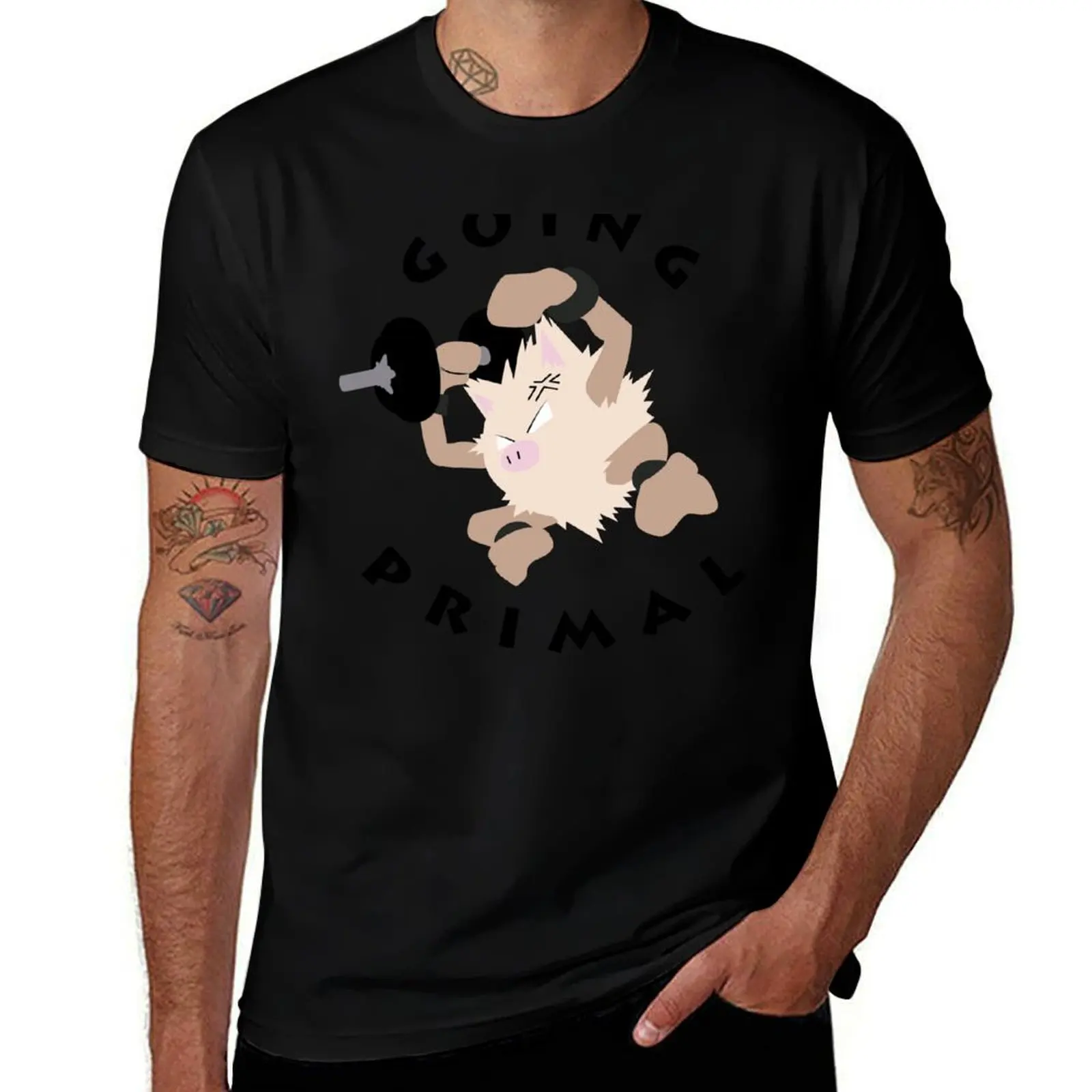 Going Primal T-Shirt Big and Tall Basic Tee Shirt T-Shirt