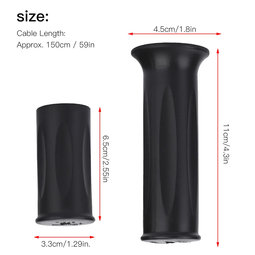 1 Par de Aceleradores Universales para Bicicleta Eléctrica, Scooter Eléctrico, Manillar de 22.5mm