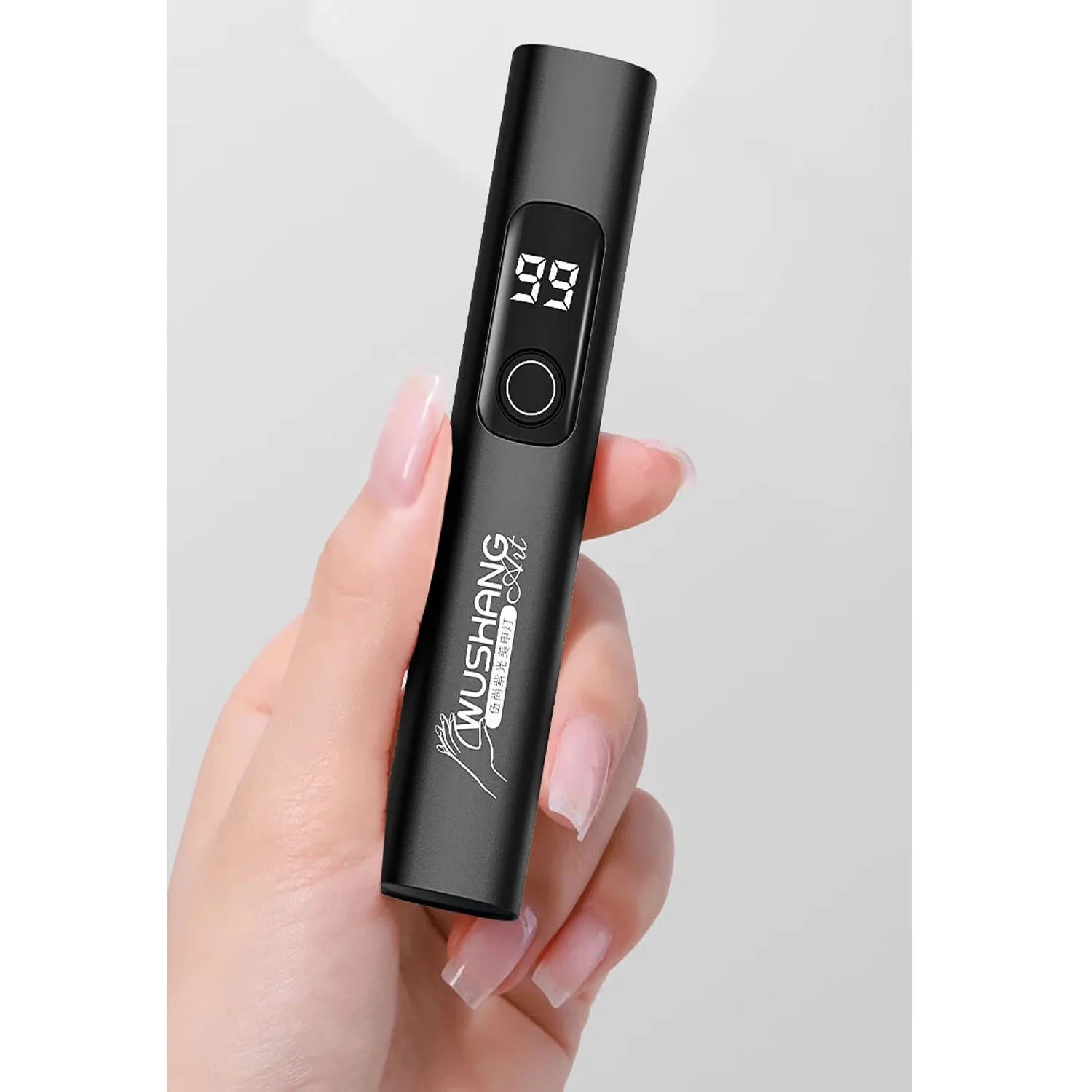 ماكينة تطويل الشعر الصغيرة بالأشعة فوق البنفسجية على شكل حرف V ماكينة غراء تطويل الشعر الخفيفة تنطبق على أدوات وصلات الشعر المحمولة على شكل حرف V #3