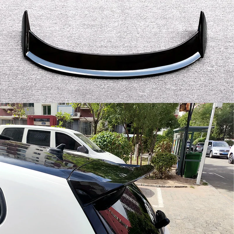 

For Volkswagen 2009-2017 SCIROCCO Trunk Lid Trunk Lid Spoiler Roof Fin Bright Black Carbon Fiber Car Trim Kit