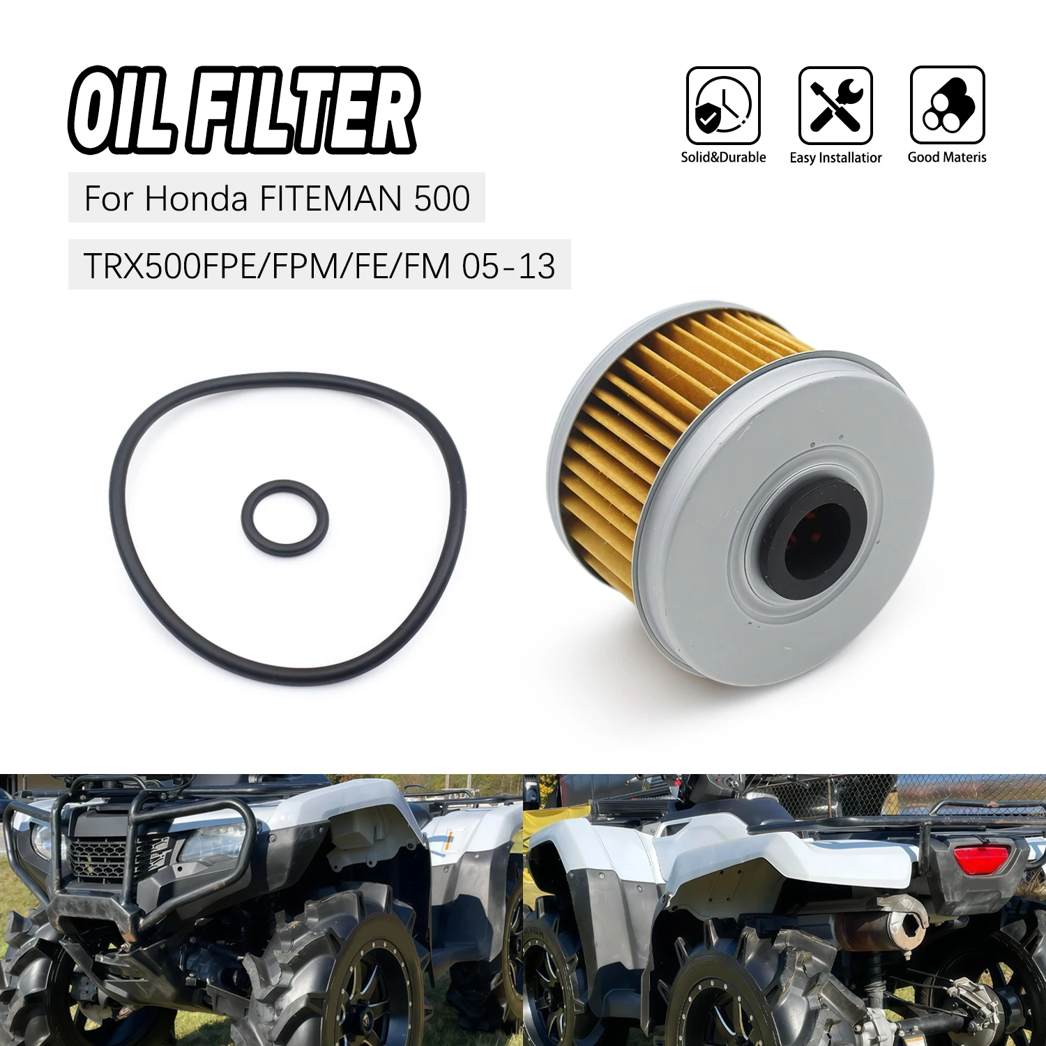 

Engine Oil Filter For Honda 500 4X4 ES TRX500FE TRX500FM ES TRX500FPE TRX500FPM Engine 20082009 2011-2013 Motorcycle Accessories