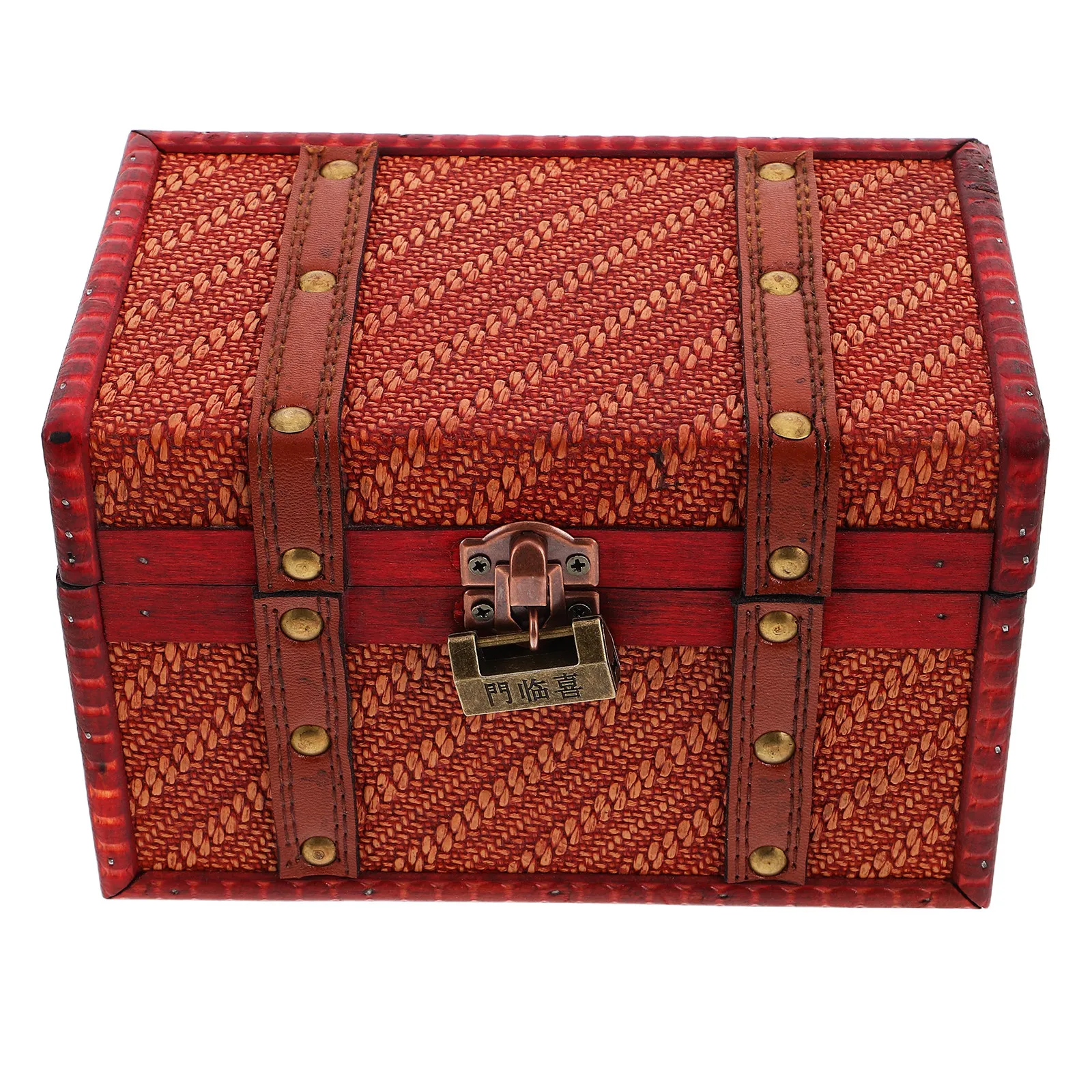 

Винтажный деревянный ящик для хранения с плетеным узором, органайзер для украшений, декоративный настольный сундучок для сувениров, подставка для аксессуаров