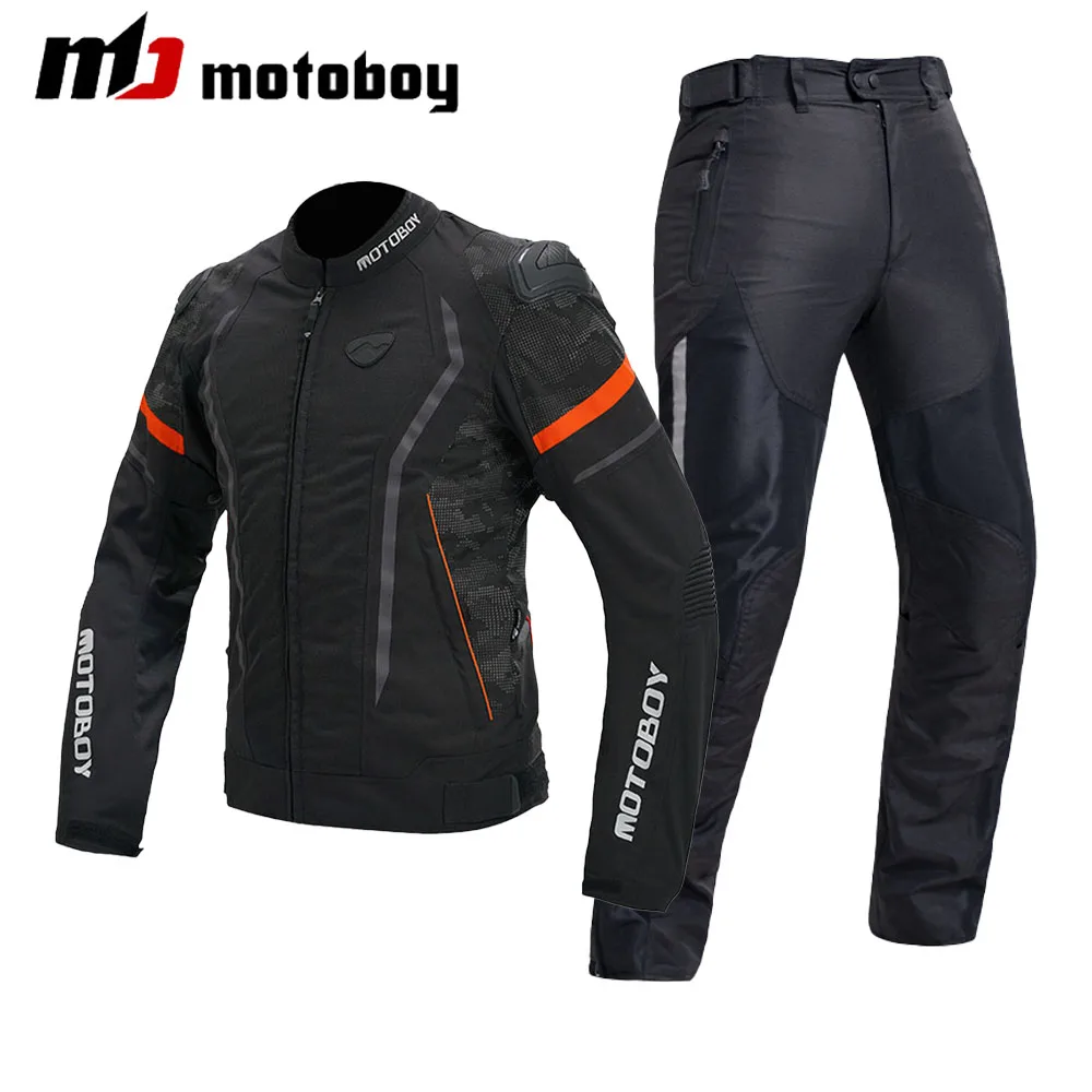 

Men Motorcycle Jacket Motorcycle Pants Summer Biker Jacket Motocross Breathable Riding Clothing Protective Gear