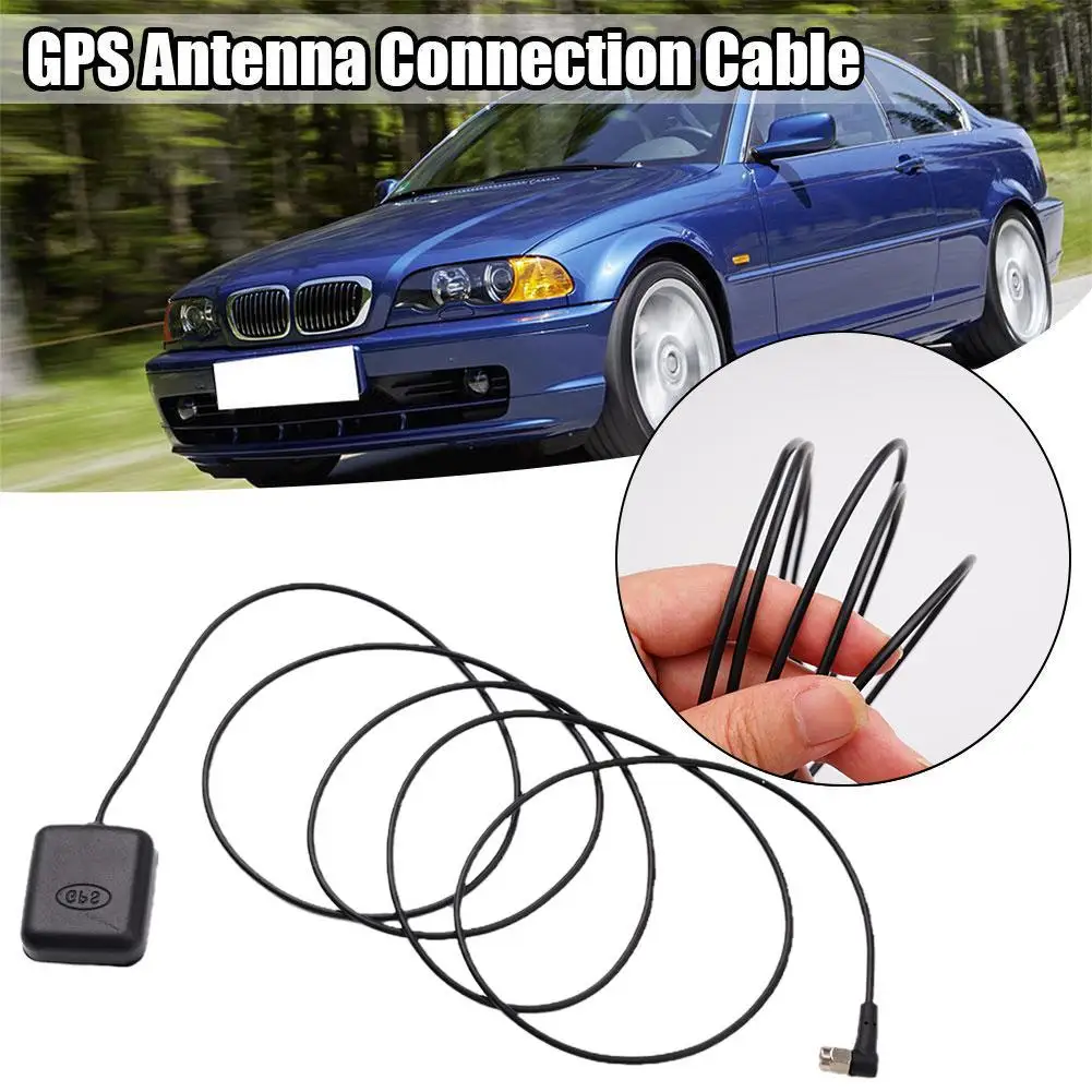 Car GPS Antenna SMA Connector 3 Meter Cable GPS Active Antenna Aerial Connector For Car Navigation Night Vision Camera Play M0E8