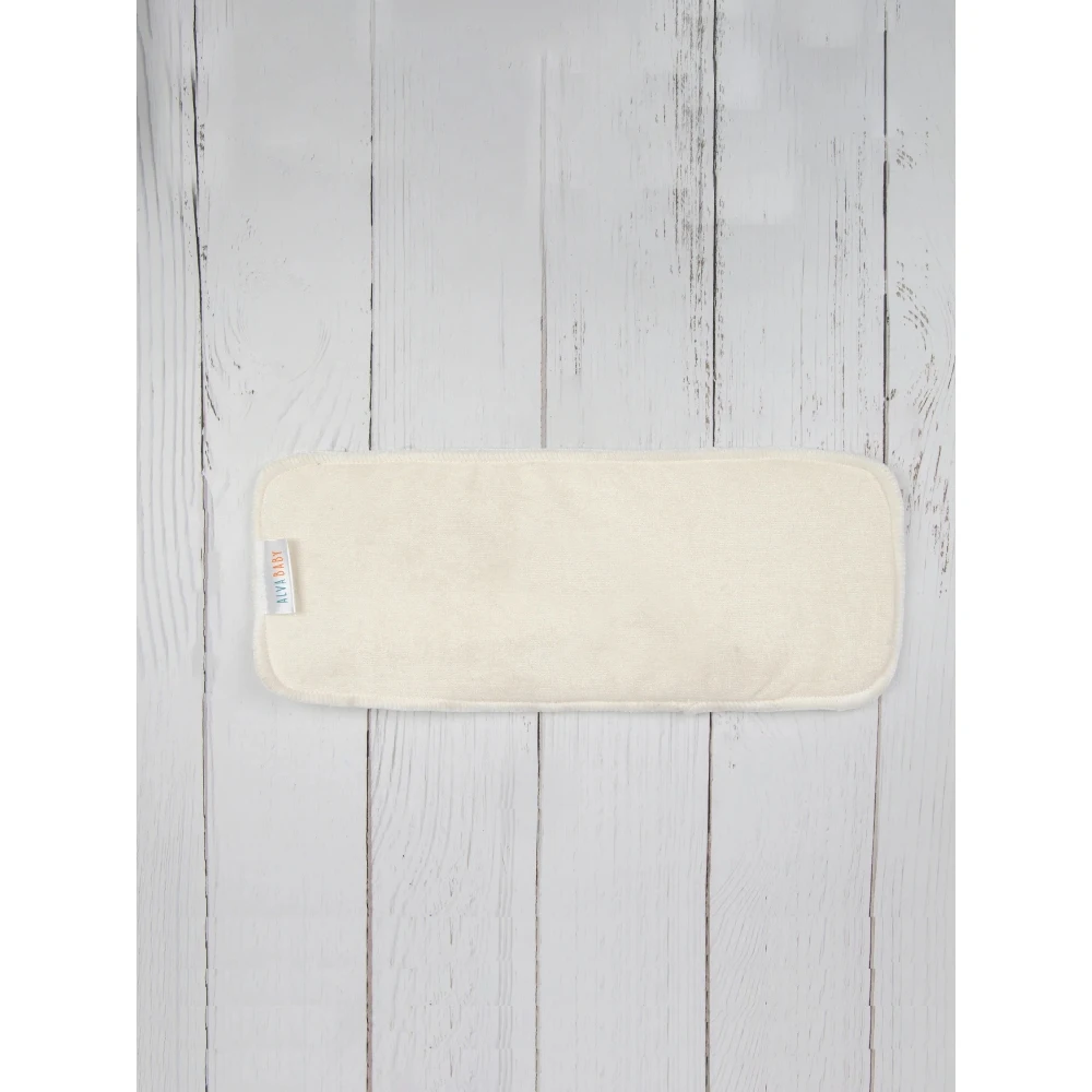 4 قطعة إدراج الخيزران ALVABABY المضادة للبكتيريا عالية الامتصاص 4 طبقات قابلة لإعادة الاستخدام الخيزران الحفاض اينر قابل للغسل حفاضات إدراج