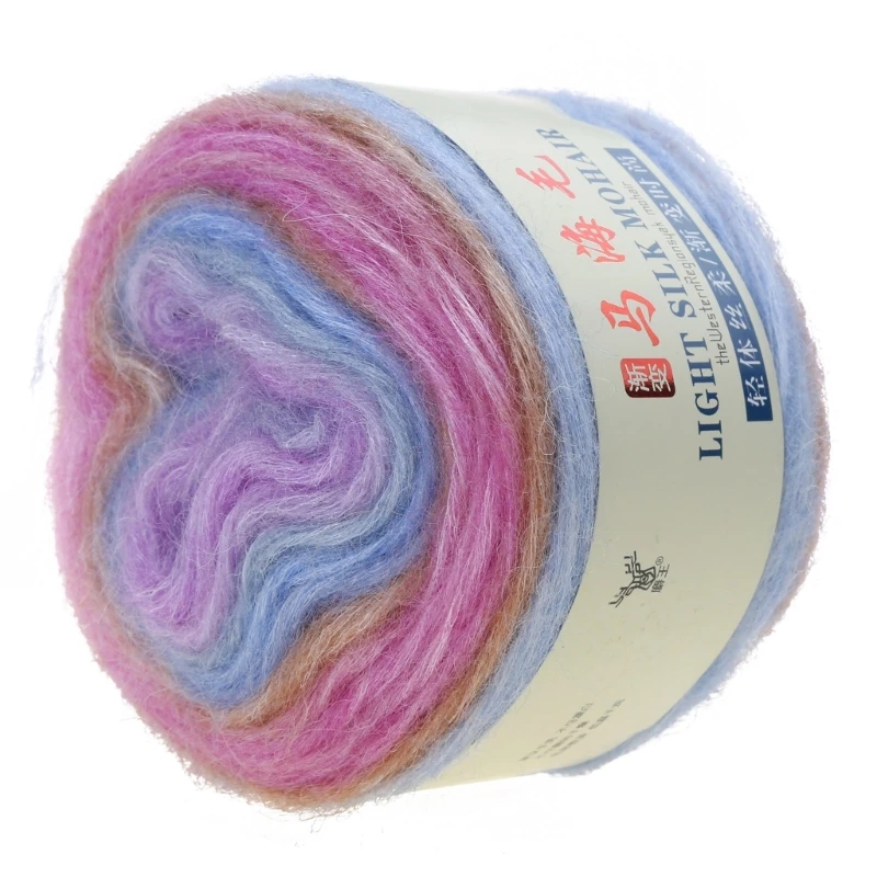 Fibre Wool Knitting Yarn Roll of 52g 16 Colors for DIY Hand Knitting Dropship