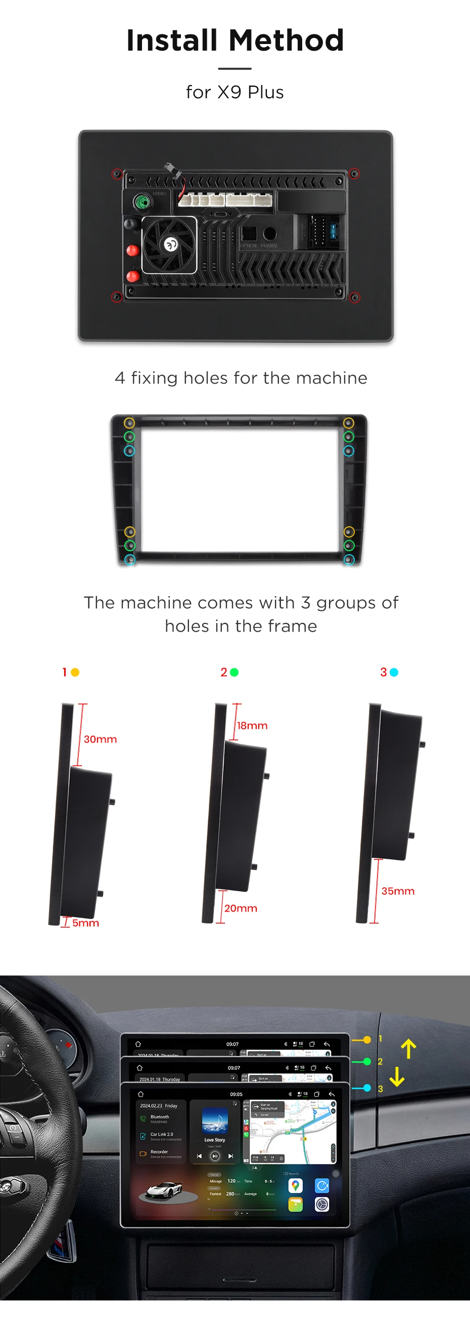 Junsun 7870 2K Wireless CarPlay Android Auto Radio für Mazda 5 2005 2006 2007 2008 2009 2010 GPS-Navigationsgerät DSP DTS 360 – Detail 40