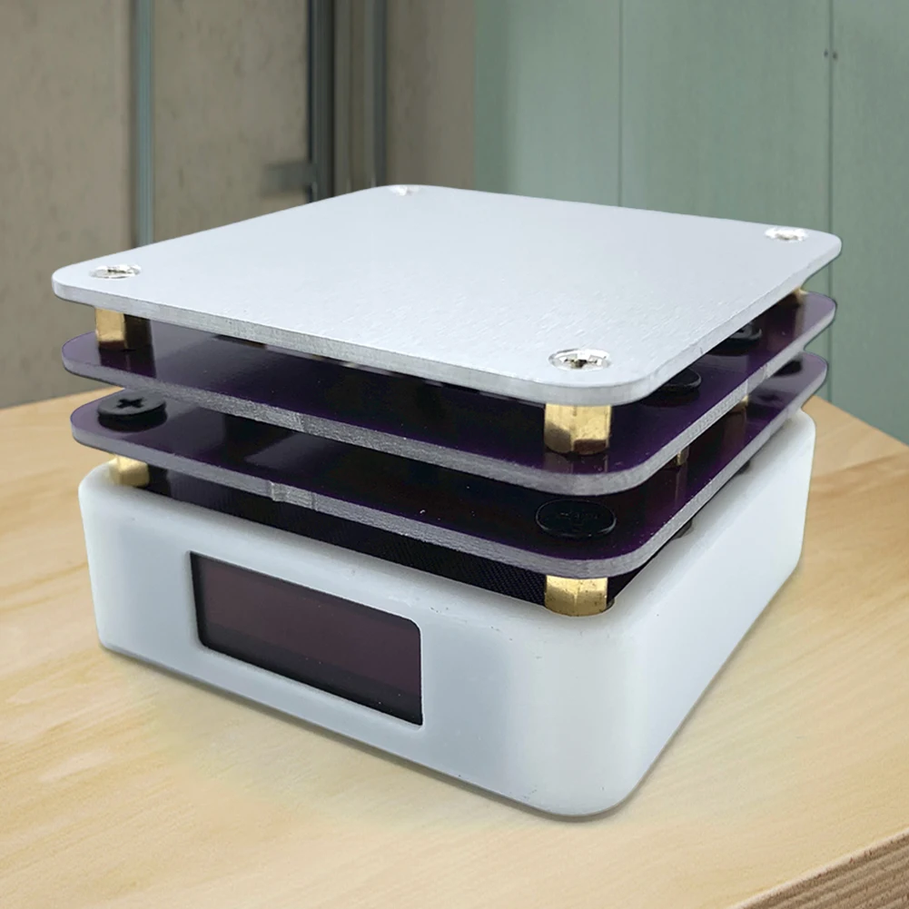 65 واط لحام لوح تسخين درجة حرارة ثابتة لوحة دارات مطبوعة منصة التسخين المسبق مع شاشة عرض قابل للتعديل لتقوم بها بنفسك لحام لوح تسخين