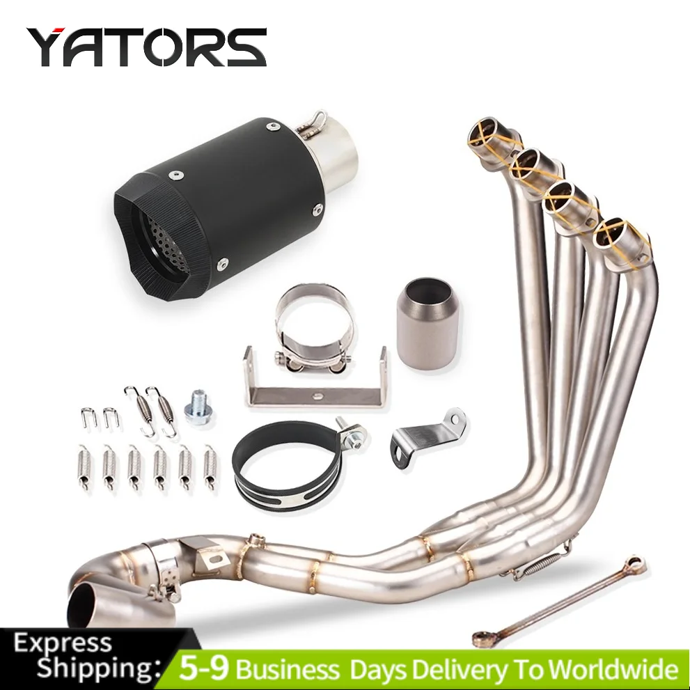 

For Honda CBR650R/F 2014-2023 51mm Slip Exhaust System Header Pipe Muffler Exhausts Pipes
