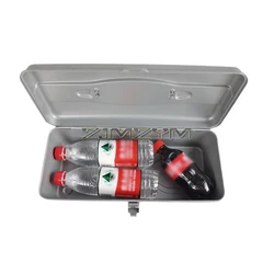 Metal Tool Box -  380x165x115mm Portable Tool Storage/Organization Box with Handle & Lock Hole, Heavy Duty Portable Tool Box