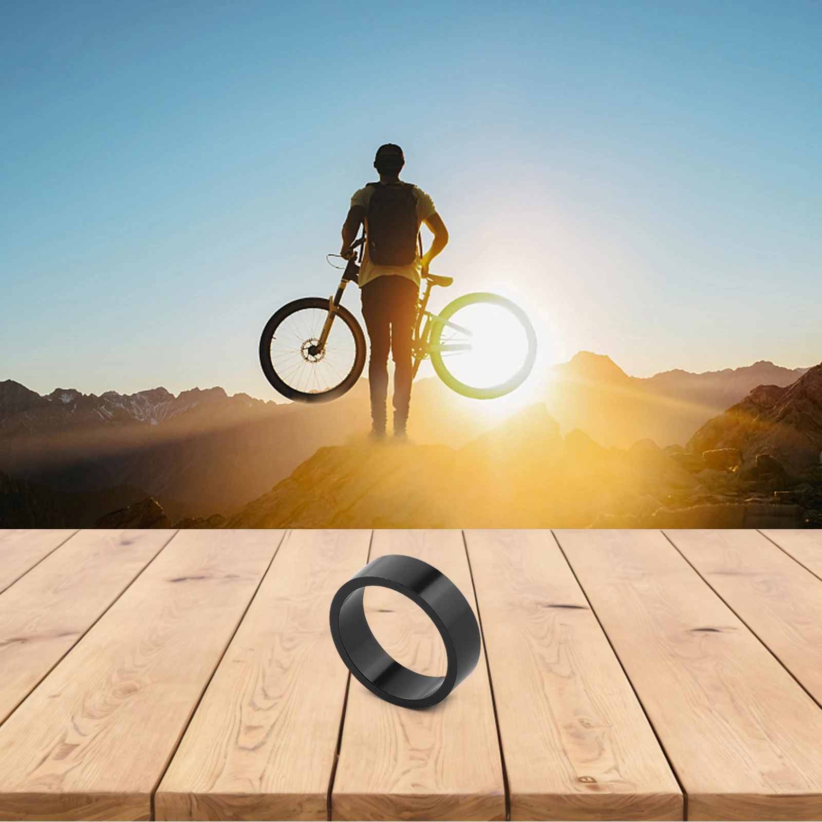 Bike Fork Spacer 28.6mm Stem Fork Washer 5 3 10mm Enhanced Performance High Strength Lightweight Design Precision Cut