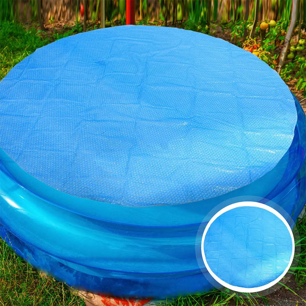 

Round Outdoor Pool Cover Pe Solar Blanket Heat Retention Waterproof Thermal Insulation Cover Sunscreen for Swimming Pools Hot