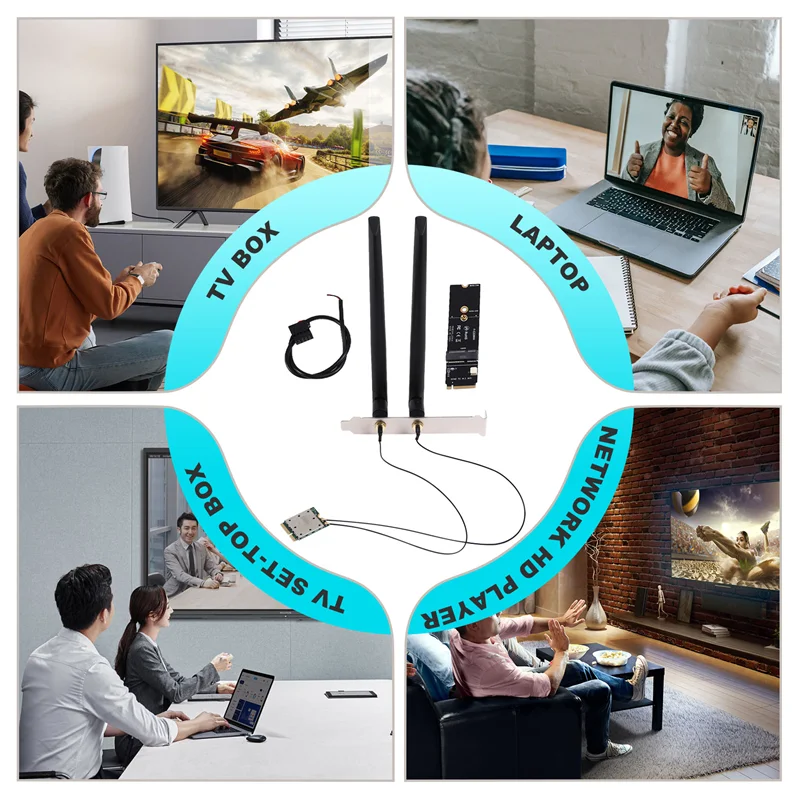 A99E-Modulo combinato Wi-Fi 7 BT QCNCM865 ad alte prestazioni con Bluetooth 5.3, tecnologia QAM 4K per una connettività superiore