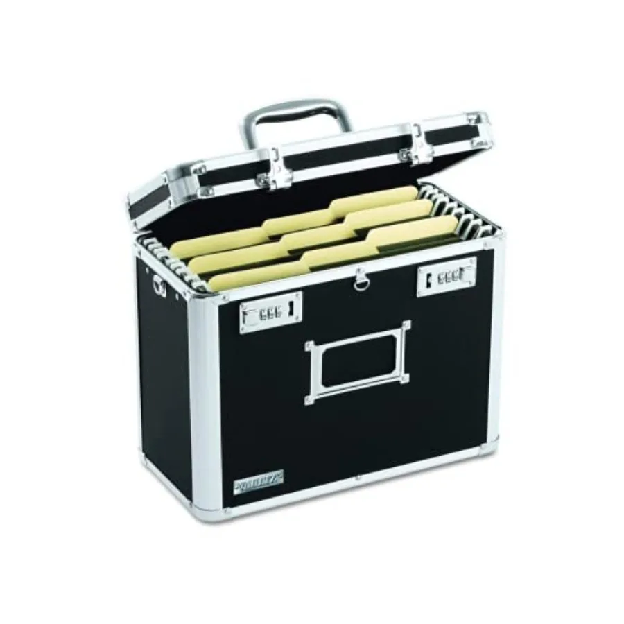 

Органайзер для документов - портативный ящик для хранения с двойным кодовым замком, размер 14 x 7 x 12.19 дюймов, для хранения файлов.