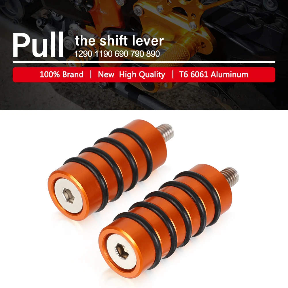 Motorcycle Rear Brake Pedal Shift Lever Toe Pegs Step Plate For 1190 RC8R 2011 2012 2013 2014 2015 1290 690 SUPER DUKE R GT