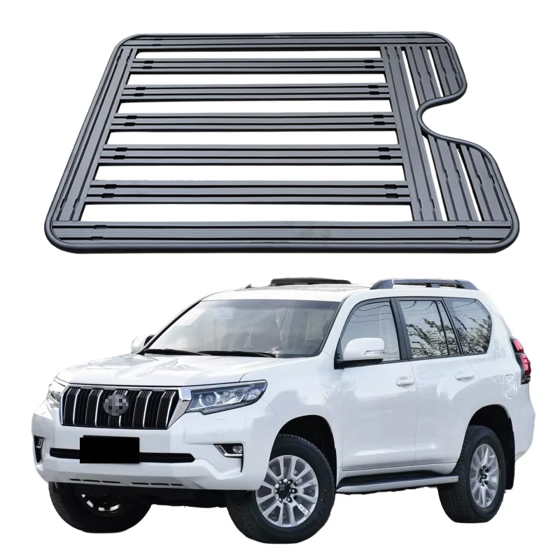 

Aluminum Alloy Car Roof Cargo Luggage Rack Baskets for Prado 2004-2009 / 2010-2022