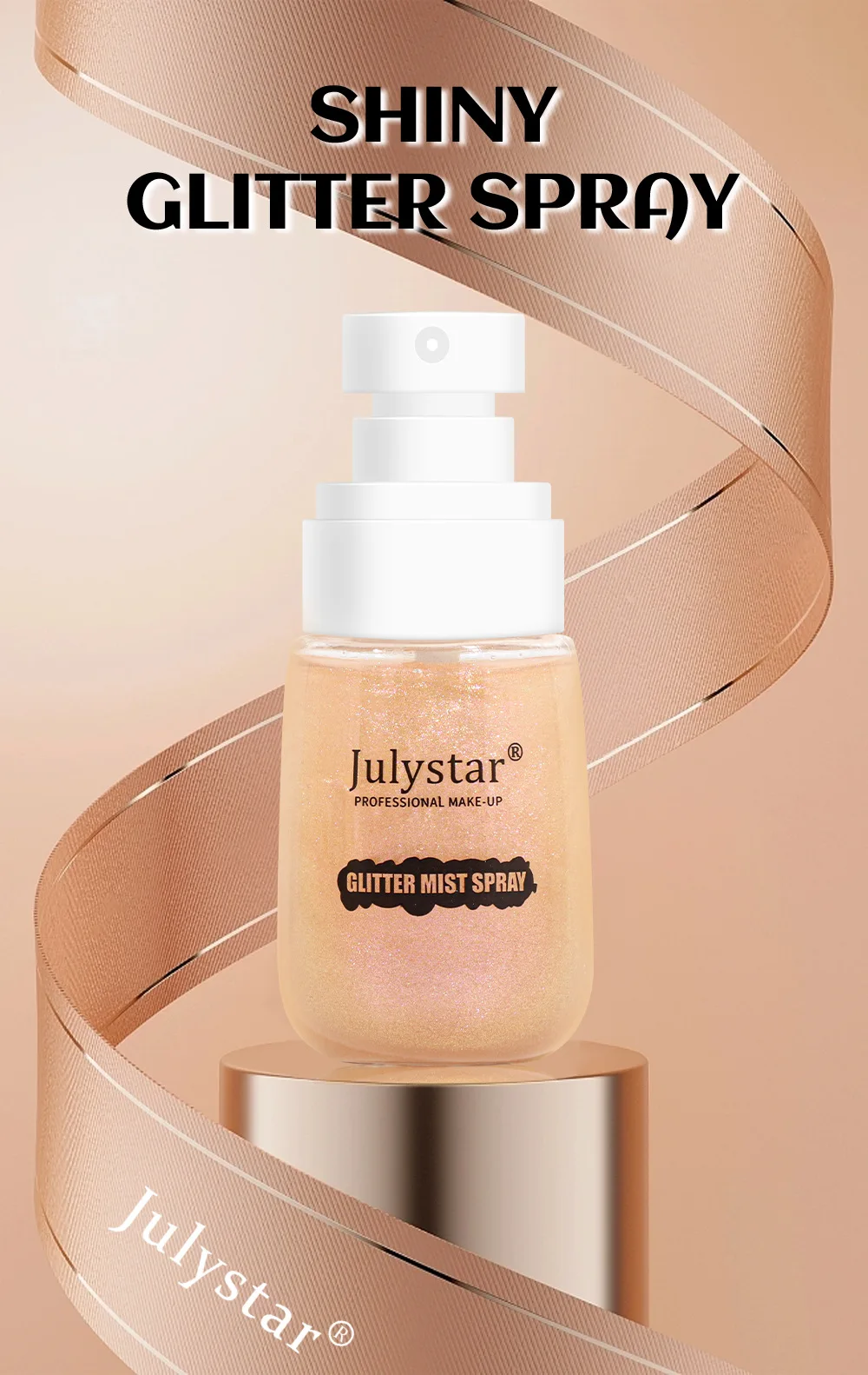 Flüssiger Highlighter für Gesicht und Körper, schweißfeste, aufhellende Tropfen, natürliches Glanz-Make-up, dauerhaftes Schimmerspray, aufbaubare Strahlung